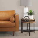 Mercana Marquisa 22.5" x 22.5" x 20.8" Solid Wood Side Table