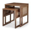 Mercana Grier 20" x 20" x 23.3" Solid Wood Side Table