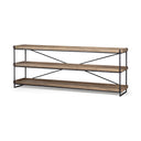 Mercana Trey 80" x 16" x 30" Solid Wood Console Table