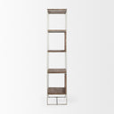 Mercana Morris 20" x 15" x 71" Solid Wood Wall Shelf