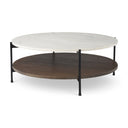 Mercana Larkin 43.5" x 43.5" x 16" Wood Coffee Table