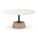 Mercana Maxwell 34" x 34" x 16" Stone Coffee Table