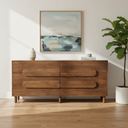 Mercana Astrid 71" x 17" x 30.3" Solid Wood Sideboard