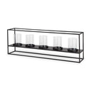 Mercana Cindy 27" x 4.9" x 9.1" Metal Candle Holder