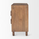 Mercana Astrid 36" x 17" x 30.3" Solid Wood Accent Cabinet