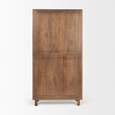 Mercana Astrid 36" x 16" x 70" Solid Wood Display Cabinet