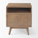 Mercana Sable 19" x 19" x 21" Solid Wood Side Table