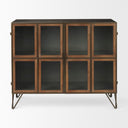 Mercana Pandora 36.8" x 16.3" x 29.9" Iron Accent Cabinet