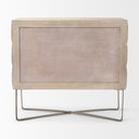 Mercana Excelsior 36.5" x 18.5" x 32.5" Iron,Solid Wood Accent Cabinet