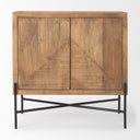 Mercana Cairo 36" x 19.5" x 36" Solid Wood Accent Cabinet