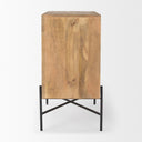 Mercana Cairo 36" x 19.5" x 36" Solid Wood Accent Cabinet