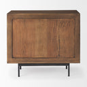 Mercana Grace 35.5" x 18.5" x 31" Solid Wood Accent Cabinet
