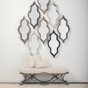 Mercana Ayla 55" x 19.8" x 20.5" Metal Bench
