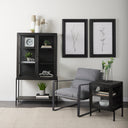 Mercana Arelius 20" x 18.8" x 26" Solid Wood Side Table