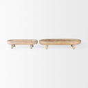 Mercana Carver 14" x 5.9" x 3.1" Solid Wood Tray