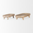 Mercana Carver 14" x 5.9" x 3.1" Solid Wood Tray