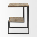 Mercana Ronin 16.1" x 16.1" x 21.1" Solid Wood Side Table