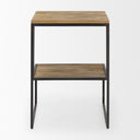 Mercana Ronin 16.1" x 16.1" x 21.1" Solid Wood Side Table