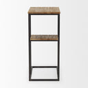 Mercana Ronin 18.5" x 11.4" x 25.2" Solid Wood Side Table