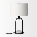 Mercana Sarah 15" x 10" x 22.2" Metal Table Lamp