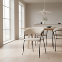 Mercana Carolyn 20.5" x 23.8" x 31" Metal Dining Chair