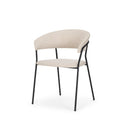 Mercana Carolyn 20.5" x 23.8" x 31" Metal Dining Chair