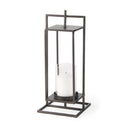 Mercana Albus 6.9" x 6.9" x 16.5" Metal Candle Holder