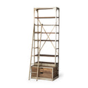 Mercana Brodie 32" x 22" x 94" Iron Wall Shelf
