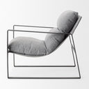Mercana Guilia 26.8" x 34.9" x 30" Metal Side Chair
