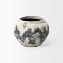 Mercana Boscia 20.1" x 20.1" x 15" Ceramic Floor Vase
