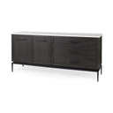 Mercana Divina 71" x 18.5" x 32" Solid Wood Sideboard