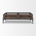 Mercana Arelius 49.5" x 29" x 15" Solid Wood Coffee Table