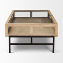 Mercana Arelius 49.5" x 29.5" x 15" Solid Wood Coffee Table