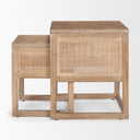 Mercana Grier 20" x 20" x 23" Solid Wood Side Table
