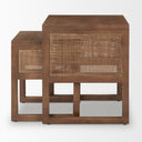 Mercana Grier 20" x 20" x 23.3" Solid Wood Side Table