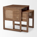 Mercana Grier 20" x 20" x 23.3" Solid Wood Side Table