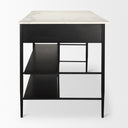 Mercana Amika 62" x 34" x 36" Iron Kitchen Island
