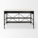 Mercana Amika 62" x 34" x 36" Iron Kitchen Island