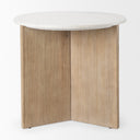 Mercana Enzo 32" x 32" x 29" Solid Wood Side Table