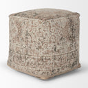 Mercana Khloe 18" x 18" x 18" Cotton Pouf