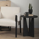 Mercana Mattius 18" x 18" x 22.5" Solid Wood Side Table