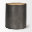 Mercana Eclipse 20" x 20" x 22.1" Solid Wood Side Table