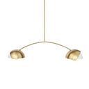 Mercana Cybill 41.7" x 9.5" x 9.8" Metal Chandelier