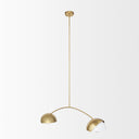 Mercana Cybill 41.7" x 9.5" x 9.8" Metal Chandelier