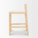 Mercana Sam 20.3" x 21.3" x 33.8" Solid Wood Stool