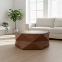 Mercana Arreto 36" x 36" x 15" Solid Wood Coffee Table