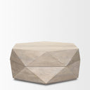 Mercana Arreto 36" x 36" x 15" Solid Wood Coffee Table