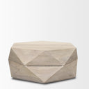 Mercana Arreto 36" x 36" x 15" Solid Wood Coffee Table