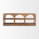 Mercana Bela 80" x 16" x 29" Glass Console Table