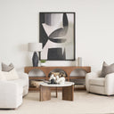 Mercana Rumer 36" x 36" x 16" Stone Coffee Table